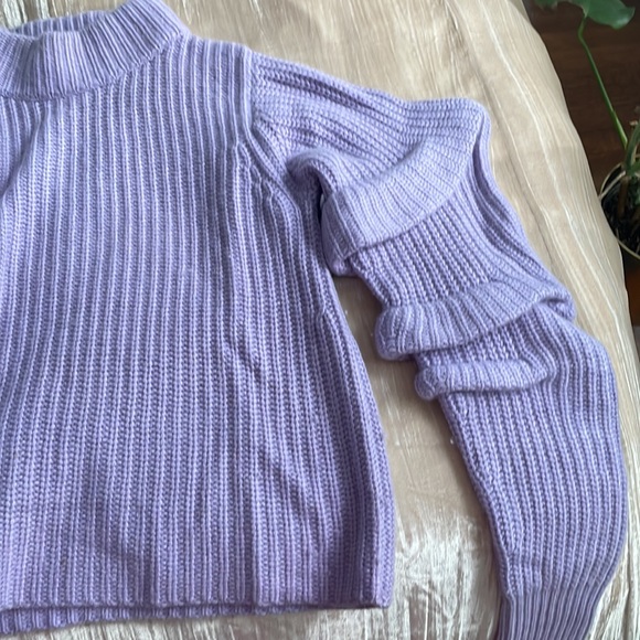 Autumn Cashmere lavender sweater - Picture 3 of 3